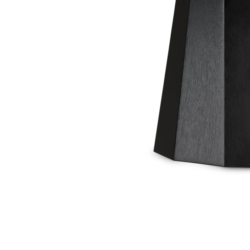 Mesa Redonda Negra Roble 120 Cm REGINA 6 Mesa Redonda Negra Roble 120 Cm REGINA - Imagen 4