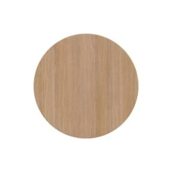 Mesa Redonda Madera De Roble Y Pata Central LORENZA -Demarques Tienda mesa redonda roble 100 cm lorenza 5