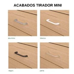 Mesita De Noche 2 Cajones, Patas Ovaladas, Tirador Mini PARIS I 9 Mesita De Noche 2 Cajones, Patas Ovaladas, Tirador Mini PARIS I -Demarques Tienda mesita de noche 2 cajones patas ovaladas tirador mini paris i 3