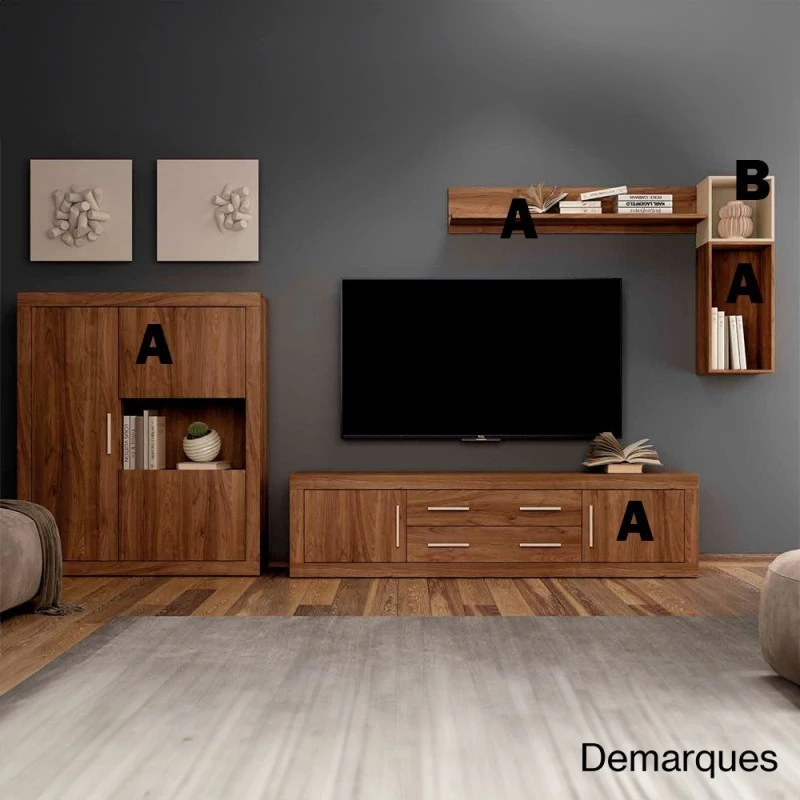 Mueble Salon Moderno MILAN XXV 6 Mueble Salon Moderno MILAN XXV - Imagen 4