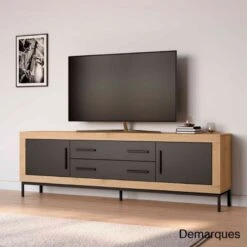 Mueble De Tv 200 Cm 2 Puertas + 2 Cajones MILAN I