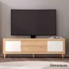 Mueble De Tv 200 Cm 2 Puertas + 2 Cajones MILAN III -Demarques Tienda mueble de tv 200 cm 2 puertas 2 cajones milan iii
