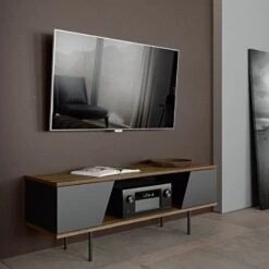 Mueble De Television Con 2 Puertas 140 Cm DIXIE