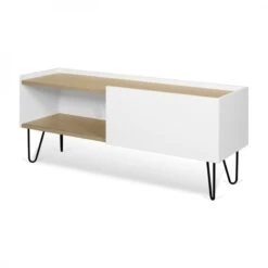 Mueble De Television 140 Cm NINA -Demarques Tienda mueble de tv moderno nina blanco 4