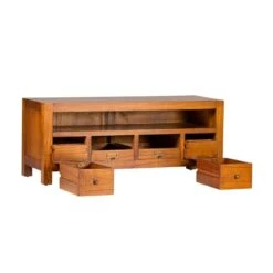 Mueble Tv 110 C M 4 Cajones Y 3 Huecos MOYCOR STAR -Demarques Tienda mueble tv 3 cajones 1 hueco colonial star 3