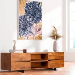 Mueble Tv 160 Cm En Madera De Mango