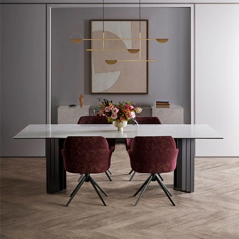 NUBO - SILLA COMEDOR CON PATAS CENTRALES 4 NUBO - SILLA COMEDOR CON PATAS CENTRALES - Imagen 2