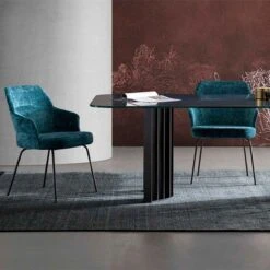 NUBO - SILLA COMEDOR CON PATAS METALICAS Ø16 Mm