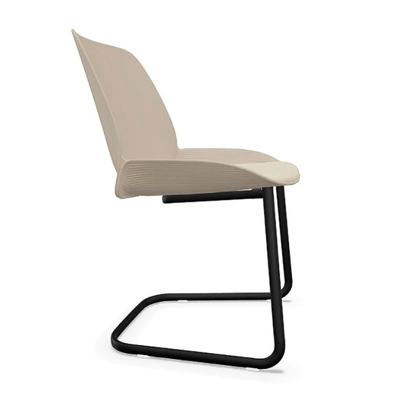 NUEZ - SILLA CON PATAS METALICAS ASIENTO TAPIZADO 4 NUEZ - SILLA CON PATAS METALICAS ASIENTO TAPIZADO - Imagen 2