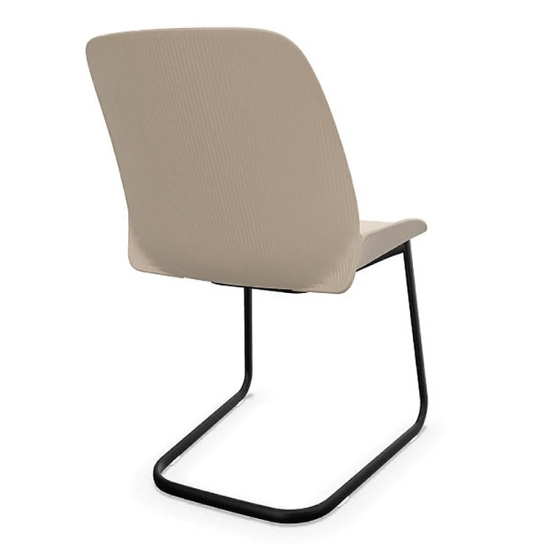 NUEZ - SILLA CON PATAS METALICAS ASIENTO TAPIZADO 5 NUEZ - SILLA CON PATAS METALICAS ASIENTO TAPIZADO - Imagen 3