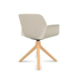 NUEZ - SILLON GIRATORIO PATA CENTRAL MADERA ASIENTO TERMOPOLIMERO 7 NUEZ - SILLON GIRATORIO PATA CENTRAL MADERA ASIENTO TERMOPOLIMERO -Demarques Tienda nuez sillon giratorio patas centrales madera asiento termopolimero 2