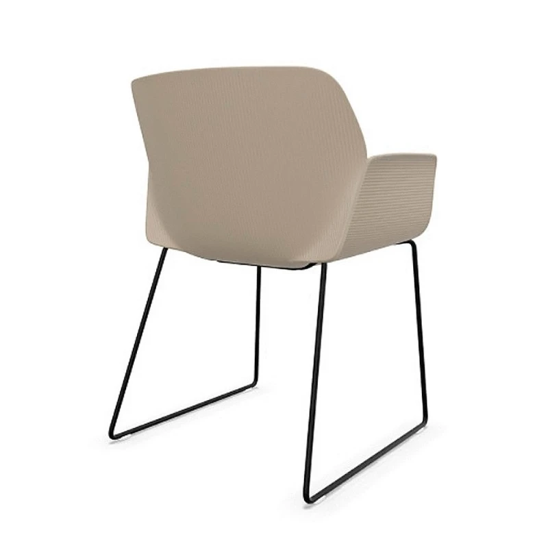 Sillon NUEZ Patas Patin Y Asiento Tapizado 5 Sillon NUEZ Patas Patin Y Asiento Tapizado - Imagen 3