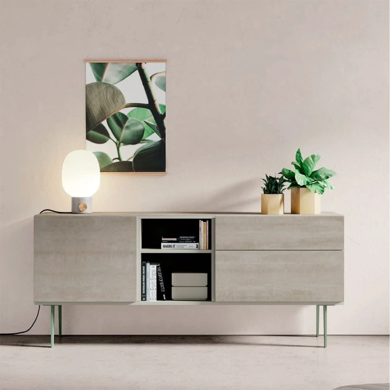 ON - APARADOR CON TAPA Y FRENTES DE PORCELANICO 3 ON - APARADOR CON TAPA Y FRENTES DE PORCELANICO