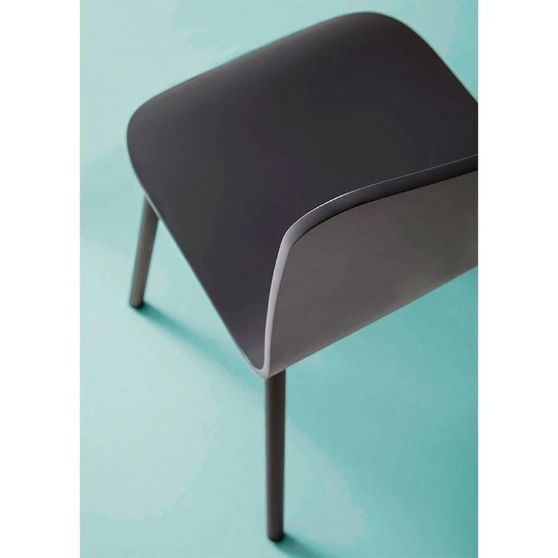 PEPPER - SILLA COMEDOR CARCASA MADERA Y PATAS METALICAS 4 PEPPER - SILLA COMEDOR CARCASA MADERA Y PATAS METALICAS - Imagen 2