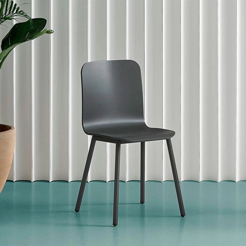 PEPPER - SILLA COMEDOR CARCASA MADERA Y PATAS METALICAS 3 PEPPER - SILLA COMEDOR CARCASA MADERA Y PATAS METALICAS