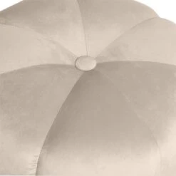 Puff Redondo Tapizado Terciopelo Beige BERTO 7 Puff Redondo Tapizado Terciopelo Beige BERTO -Demarques Tienda puff redondo tapizado terciopelo beige berto 2