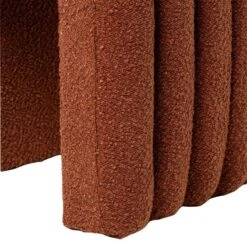 Puff Tapizado En Tela Borreguito Color Terracota EDY 13 Puff Tapizado En Tela Borreguito Color Terracota EDY -Demarques Tienda puff tapizado en tela borreguito color terracota edy 5