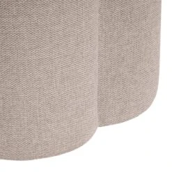 Puff Tapizado Tela Color Beige ARTUR 7 Puff Tapizado Tela Color Beige ARTUR -Demarques Tienda puff tapizado tela color beige artur 2