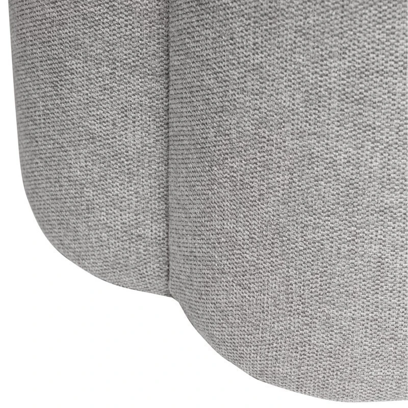 Puff Tapizado Tela Color Gris ARTUR 5 Puff Tapizado Tela Color Gris ARTUR - Imagen 3