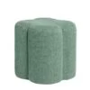 Puff Tapizado Tela Color Menta ARTUR 1 Puff Tapizado Tela Color Menta ARTUR -Demarques Tienda puff tapizado tela color menta artur
