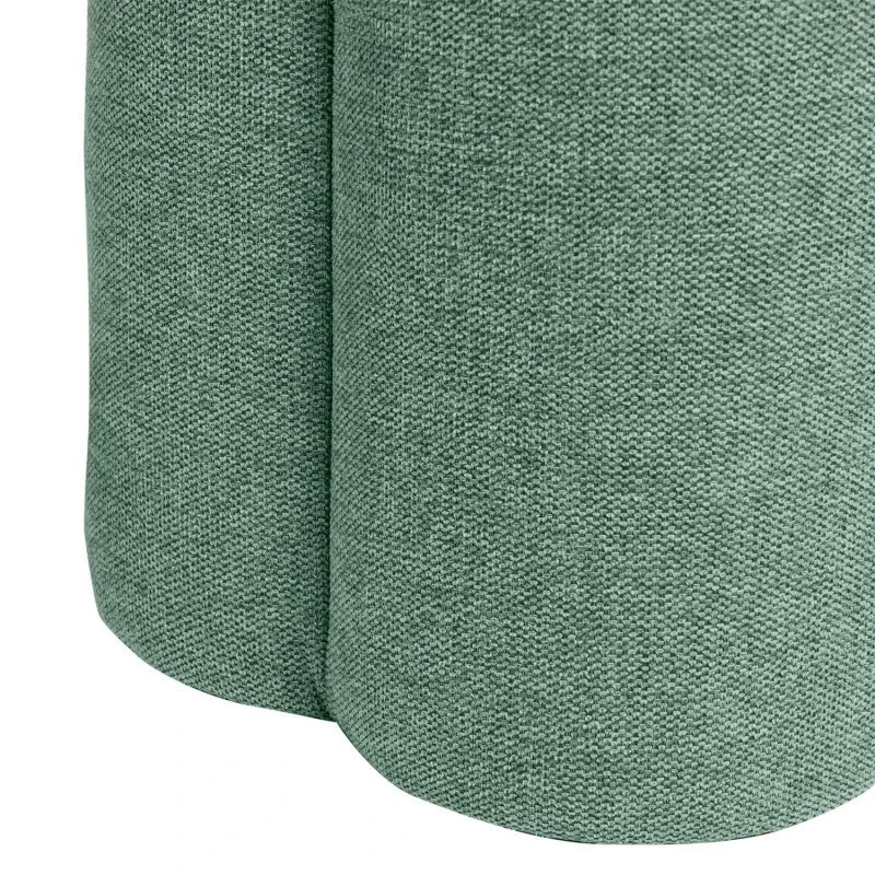 Puff Tapizado Tela Color Menta ARTUR 5 Puff Tapizado Tela Color Menta ARTUR - Imagen 3