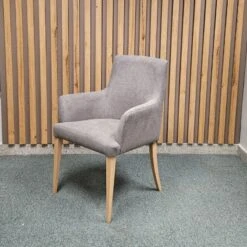 Silla Comedor Gris Con Reposabrazos BALI -Demarques Tienda silla comedor gris con reposabrazos bali 5