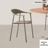 Silla Con Reposabrazos En Poliproìleno Y Metal ARUM -Demarques Tienda silla con reposabrazos en poliproileno y metal arum
