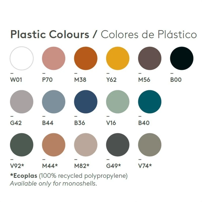 Silla Con Reposabrazos En Poliproìleno Y Metal ARUM 7 Silla Con Reposabrazos En Poliproìleno Y Metal ARUM - Imagen 5