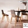 Silla De Comedor Tapizada Con Estrutura Madera APLY 1 Silla De Comedor Tapizada Con Estrutura Madera APLY -Demarques Tienda silla de comedor aply
