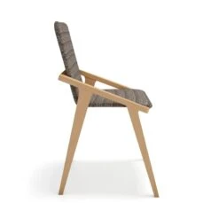 Silla De Comedor Tapizada Con Estrutura Madera APLY 13 Silla De Comedor Tapizada Con Estrutura Madera APLY -Demarques Tienda silla de comedor aply 4