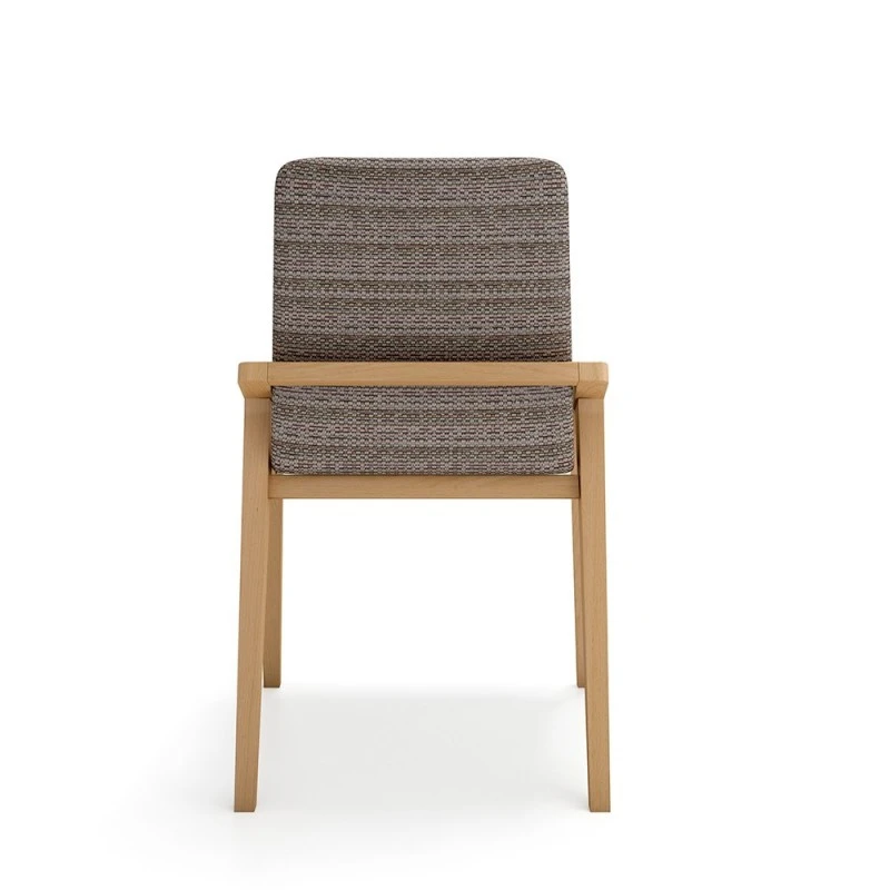 Silla De Comedor Tapizada Con Estrutura Madera APLY 9 Silla De Comedor Tapizada Con Estrutura Madera APLY - Imagen 7