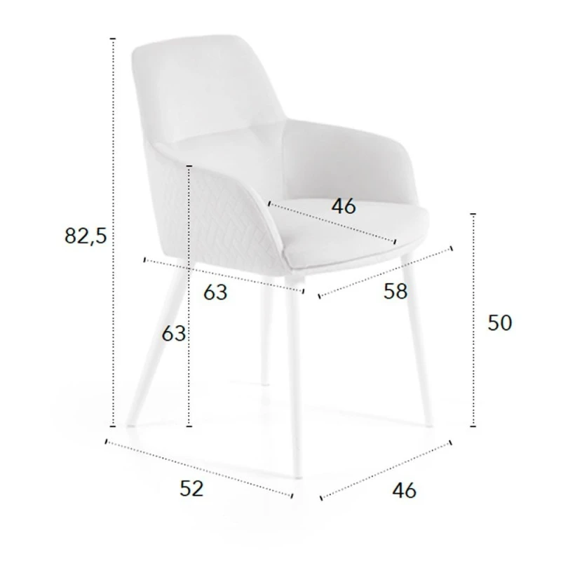 Silla Tapizada Con Resposabrazos Y Patas De Madera ROGER A 5 Silla Tapizada Con Resposabrazos Y Patas De Madera ROGER A - Imagen 3