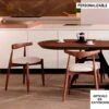 Silla Respaldo De Madera Con Asiento Tapizado COOL -Demarques Tienda silla de comedor cool