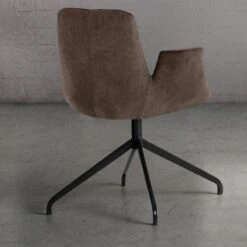 Silla Giratoria Con Reposabrazos Y Patas Metalicas BEATLE B 7 Silla Giratoria Con Reposabrazos Y Patas Metalicas BEATLE B -Demarques Tienda silla de comedor tapizada beatle b con patas metalicas 1