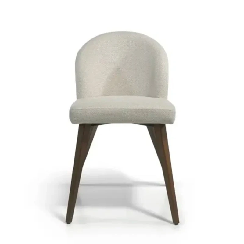 Silla De Comedor Tapizada Con Patas Madera EDA B 4 Silla De Comedor Tapizada Con Patas Madera EDA B - Imagen 2