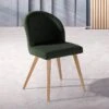 Silla De Comedor Tapizada Con Patas Madera EDA B 1 Silla De Comedor Tapizada Con Patas Madera EDA B -Demarques Tienda silla de comedor tapizada con patas madera eda b
