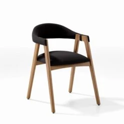 Silla De Comedor Tapizada Con Reposabrazos AUSTRALIA -Demarques Tienda silla de comedor tapizada con reposabrazos australia 4