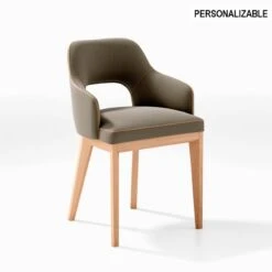 Silla De Comedor Tapizada Con Reposabrazos GASTON