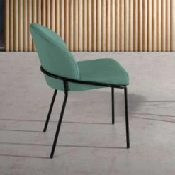 Silla De Comedor Tapizada Con Estructura Metálica EDA A -Demarques Tienda silla de comedor tapizada eda a estructura metalica 4