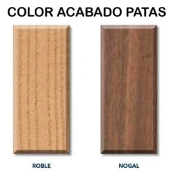 Silla De Comedor Tapizada Patas De Madera ELBA -Demarques Tienda silla de comedor tapizada patas de madera elba 2