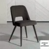 Silla De Comedor Tapizada Patas De Madera EMMA A -Demarques Tienda silla de comedor tapizada patas de madera emma a