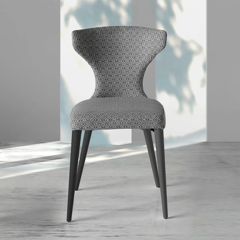 Sophie A - Silla De Comedor Tapizada Con Patas De Madera 4 Sophie A - Silla De Comedor Tapizada Con Patas De Madera - Imagen 2