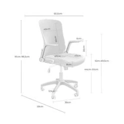 Silla De Escritorio Giratoria Y Con Ruedas MANCHESTER -Demarques Tienda silla de escritorio giratoria y con ruedas manchester 7