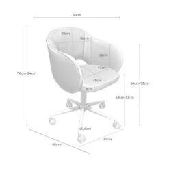 Silla De Escritorio Giratoria Y Con Ruedas TALLIN -Demarques Tienda silla de escritorio giratoria y con ruedas tallin 6