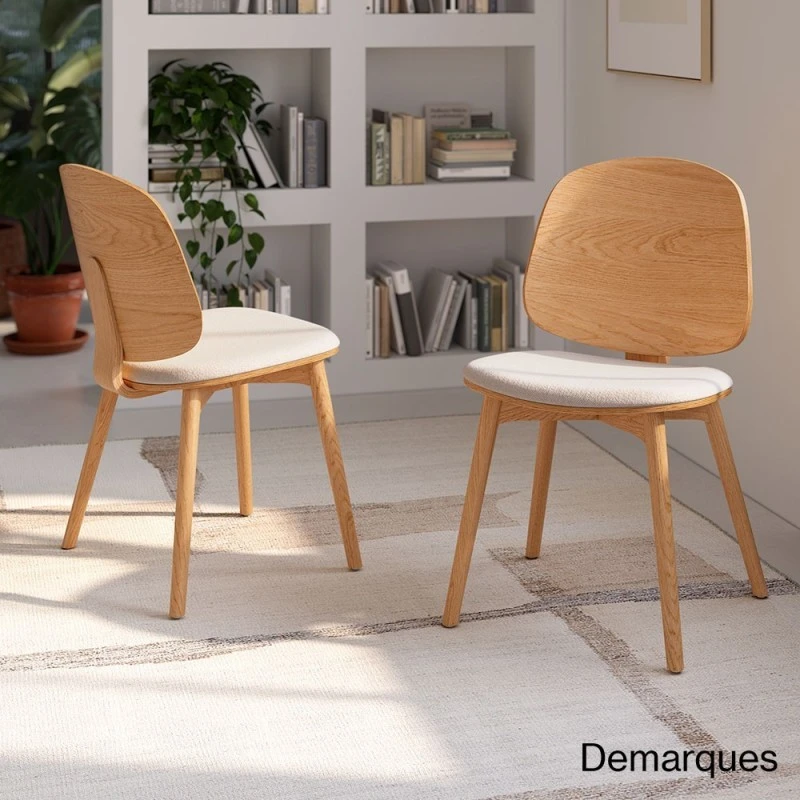 Silla De Madera CALEDONIA 4 Silla De Madera CALEDONIA - Imagen 2