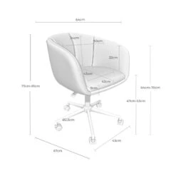 Silla De Oficina Giratoria Y Con Ruedas ARIZONA -Demarques Tienda silla de oficina giratoria y con ruedas arizona 6