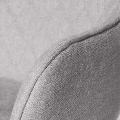 Silla Giratoria Tapizada Patas Metalicas Negras AMALIA -Demarques Tienda silla giratoria amelie 4 colores 5