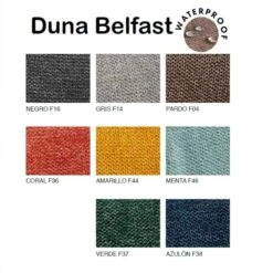 Silla Patas Metalicas Con Tapizado Tela Belfast DUNA 8 Silla Patas Metalicas Con Tapizado Tela Belfast DUNA -Demarques Tienda silla patas metalicas con tapizado tela belfast duna 2