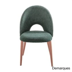 Silla Tapizada Tela Belfast Pata Metalica RYTA -Demarques Tienda silla ryta tapizado tela belfast 2