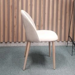 Silla Tapizada Tela Brido Patas Metalica RYTA -Demarques Tienda silla ryta tapizado tela brido 3